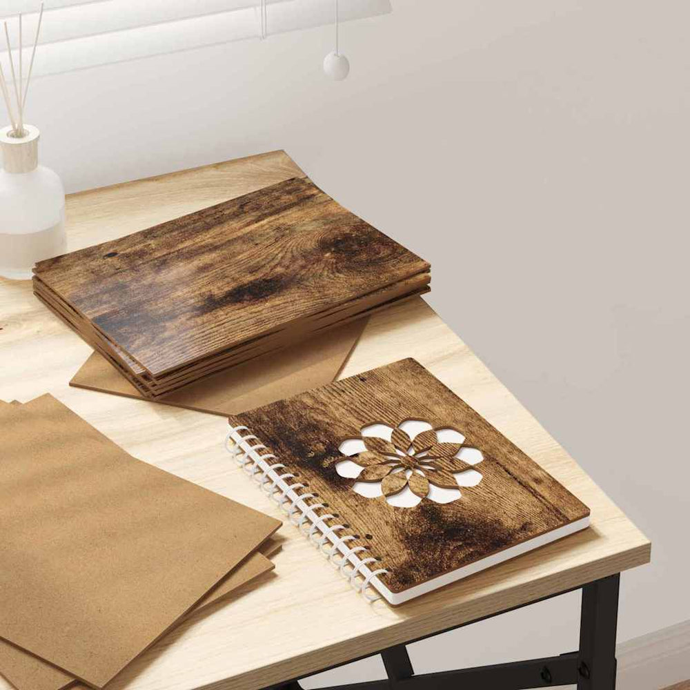 Vidaxl decorpanelen 50 pcs gerookt eiken 21 x 30 x 0,27 cm