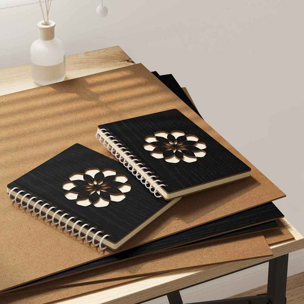 Vidaxl decorpanelen 50 pcs zwart eiken 40 x 60 x 0.27 cm bewerkt hout