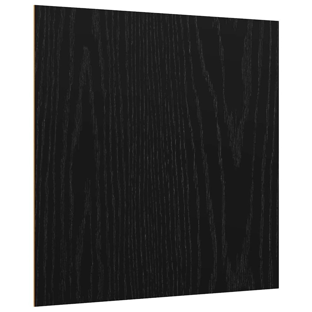 Vidaxl decorpanelen 50 pcs zwart eiken 30 x 30 x 0,27 cm bewerkt hout