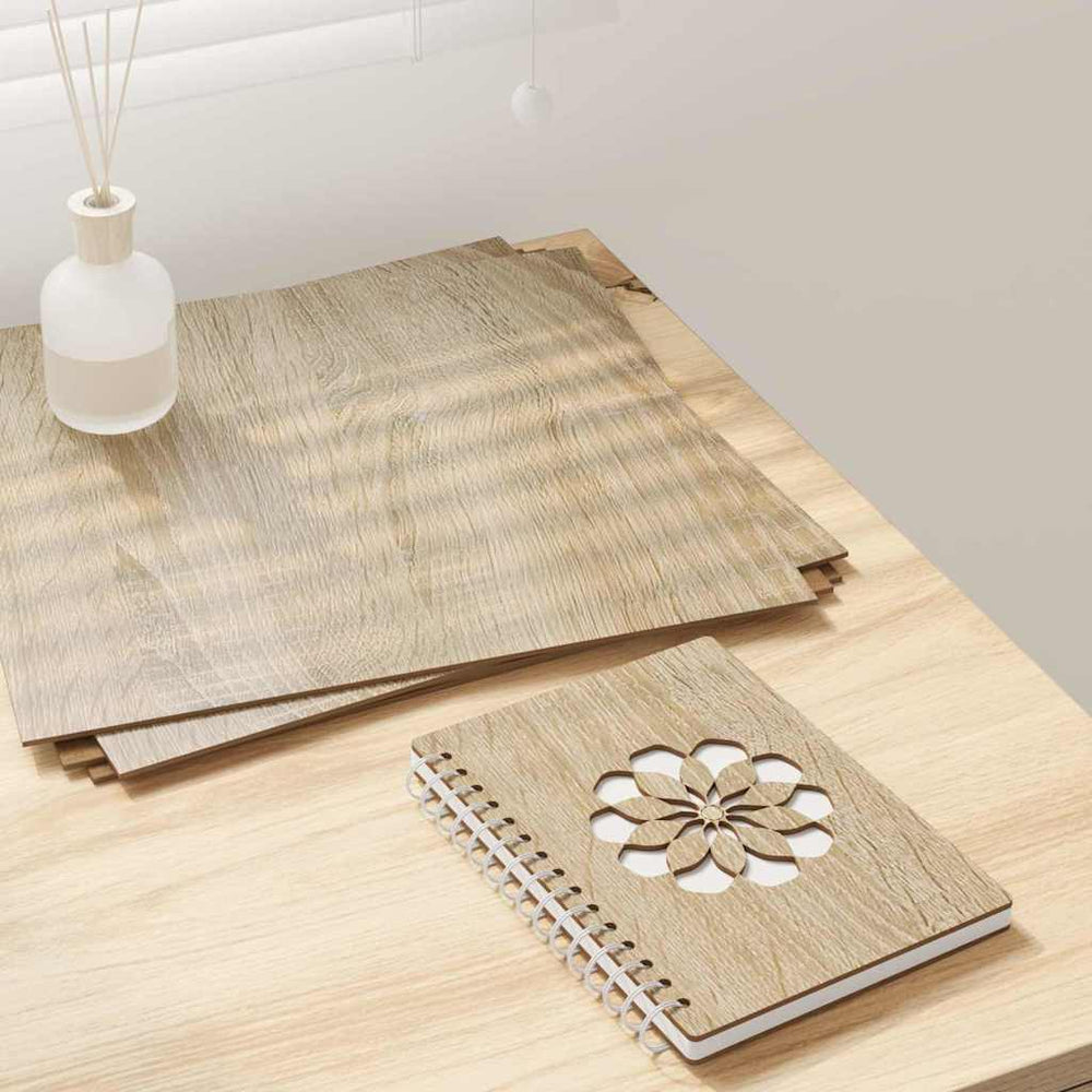 Vidaxl decorpanelen 12 pcs sonoma eiken 30 x 30 x 0,27 cm bewerkt hout