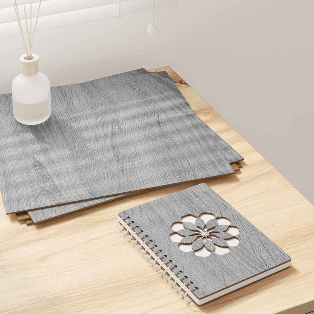 Vidaxl decorpanelen 12 pcs grijs sonoma 30 x 30 x 0,27 cm bewerkt hout