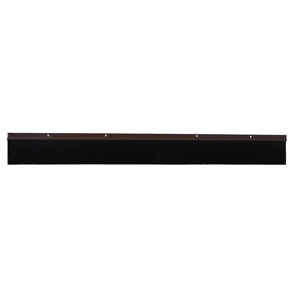 Vidaxl schroefbare deurborstelafsluitingen 6 pcs bruin 100 cm