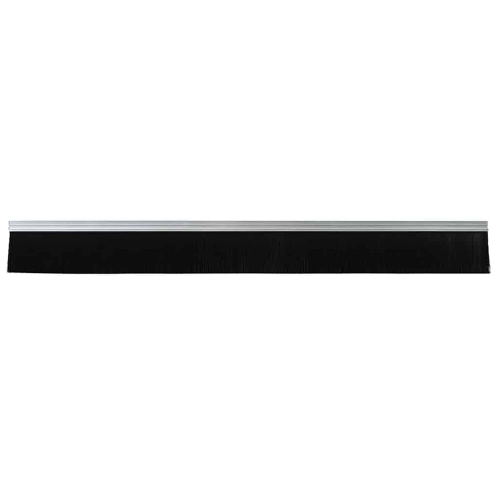 Vidaxl zelfklevende deurborstels 2 pcs zilver 100 cm