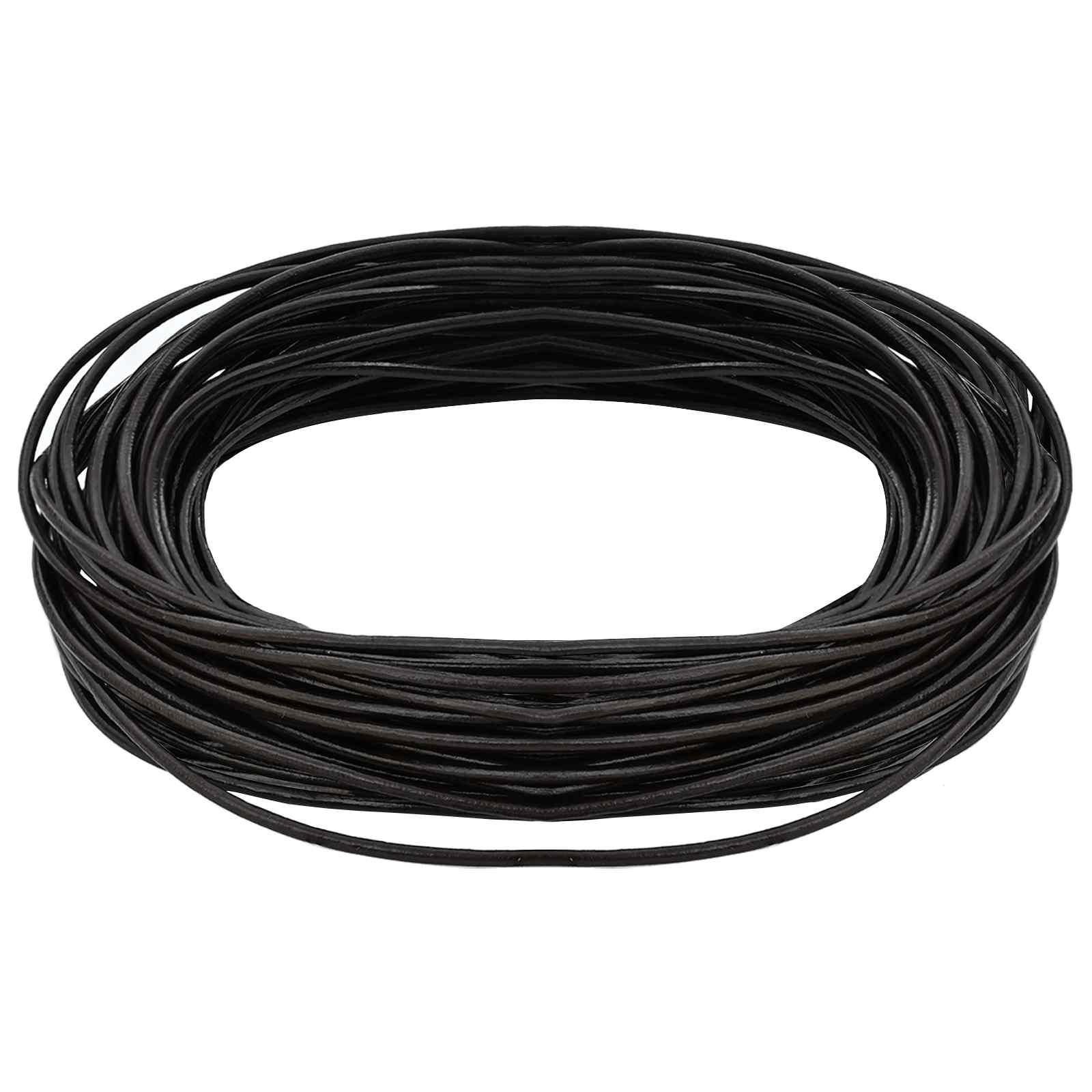 Vidaxl leren koord 1 donkerbruin ø1,5 mm x 5 m leer