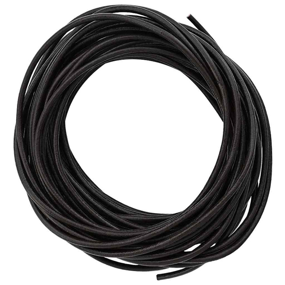Vidaxl leren koord donkerbruin ø3 mm x 5 m leer