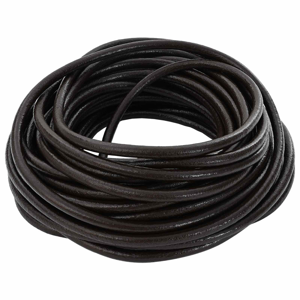 Vidaxl leren koord 1 donkerbruin ø4 mm x 5 m leer