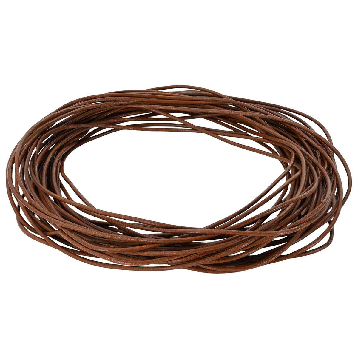 Vidaxl leren koord 1 licht bruin ø1 mm x 5 m leer