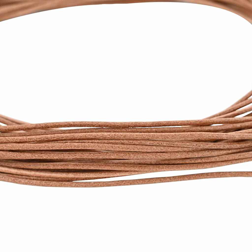 Vidaxl leren koord bruin ø1 mm x 5 m leer