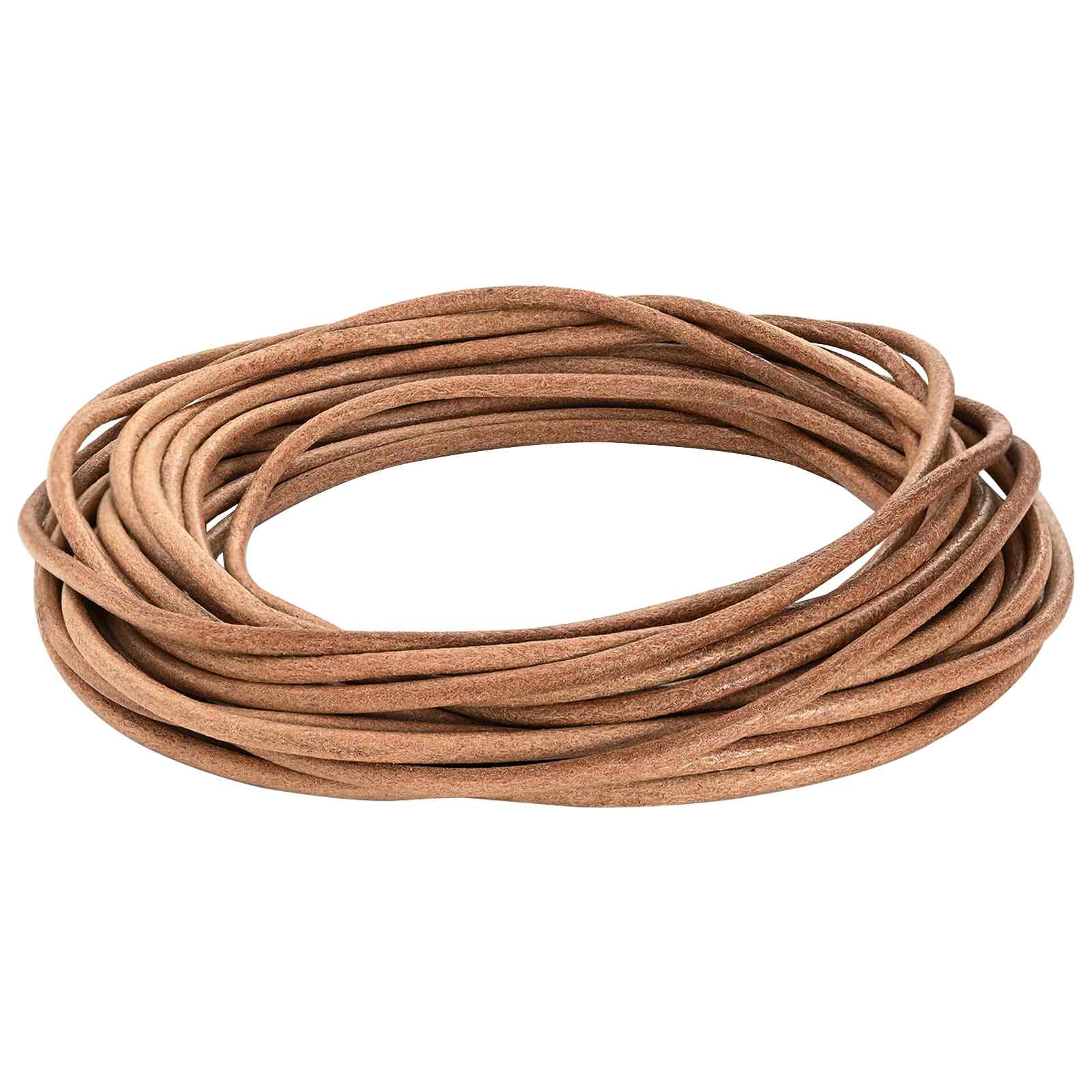 Vidaxl leren koord 1 bruin ø5 mm x 5 m leer