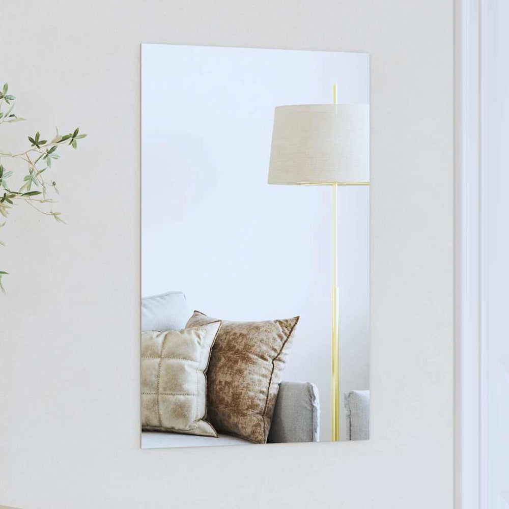 Vidaxl wandspiegel rechthoekig 60 x 40 cm gehard glas