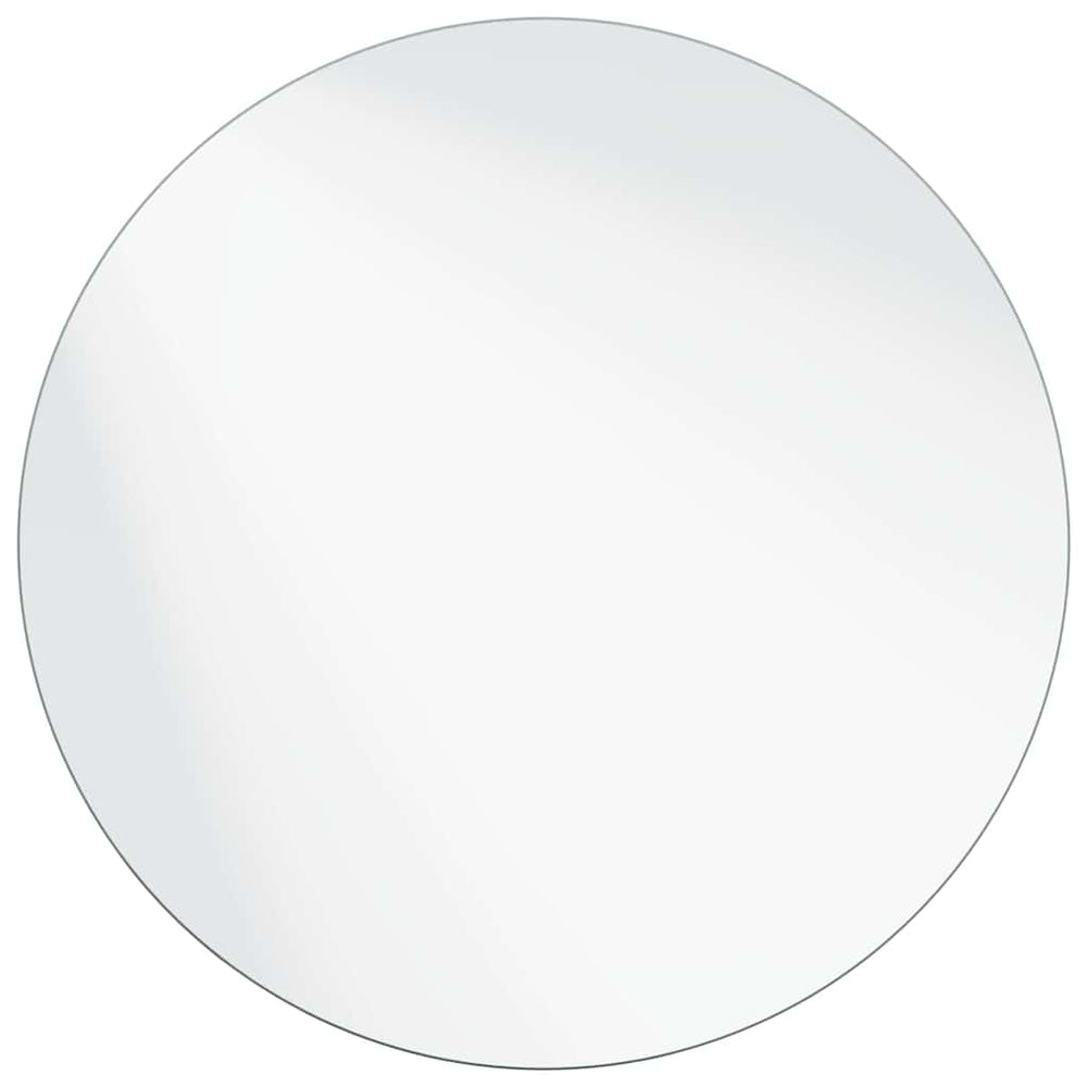 Vidaxl wandspiegel rond ø 50 cm gehard glas