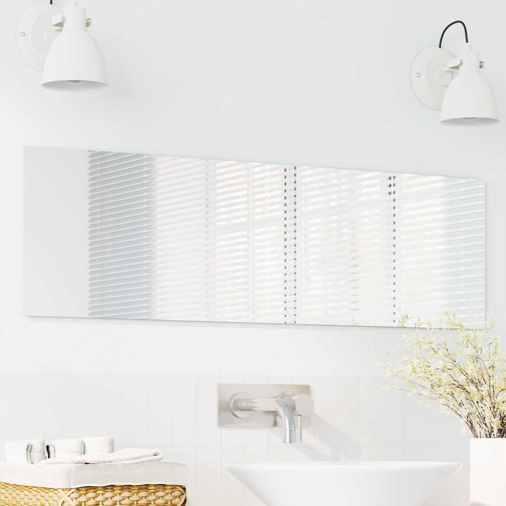Vidaxl wandspiegel rechthoekig 30 x 100 cm gehard glas