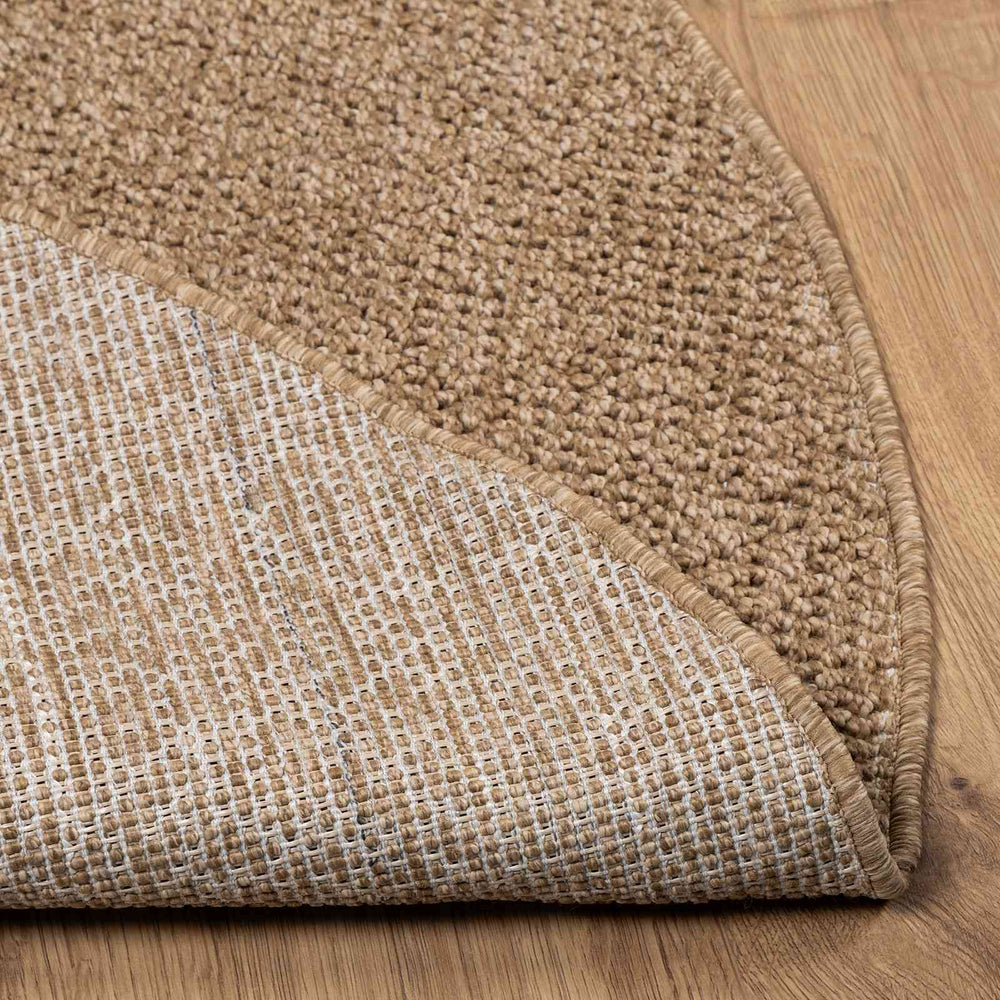 Vidaxl vloerkleden rond huarte naturel ø 120 cm polyester
