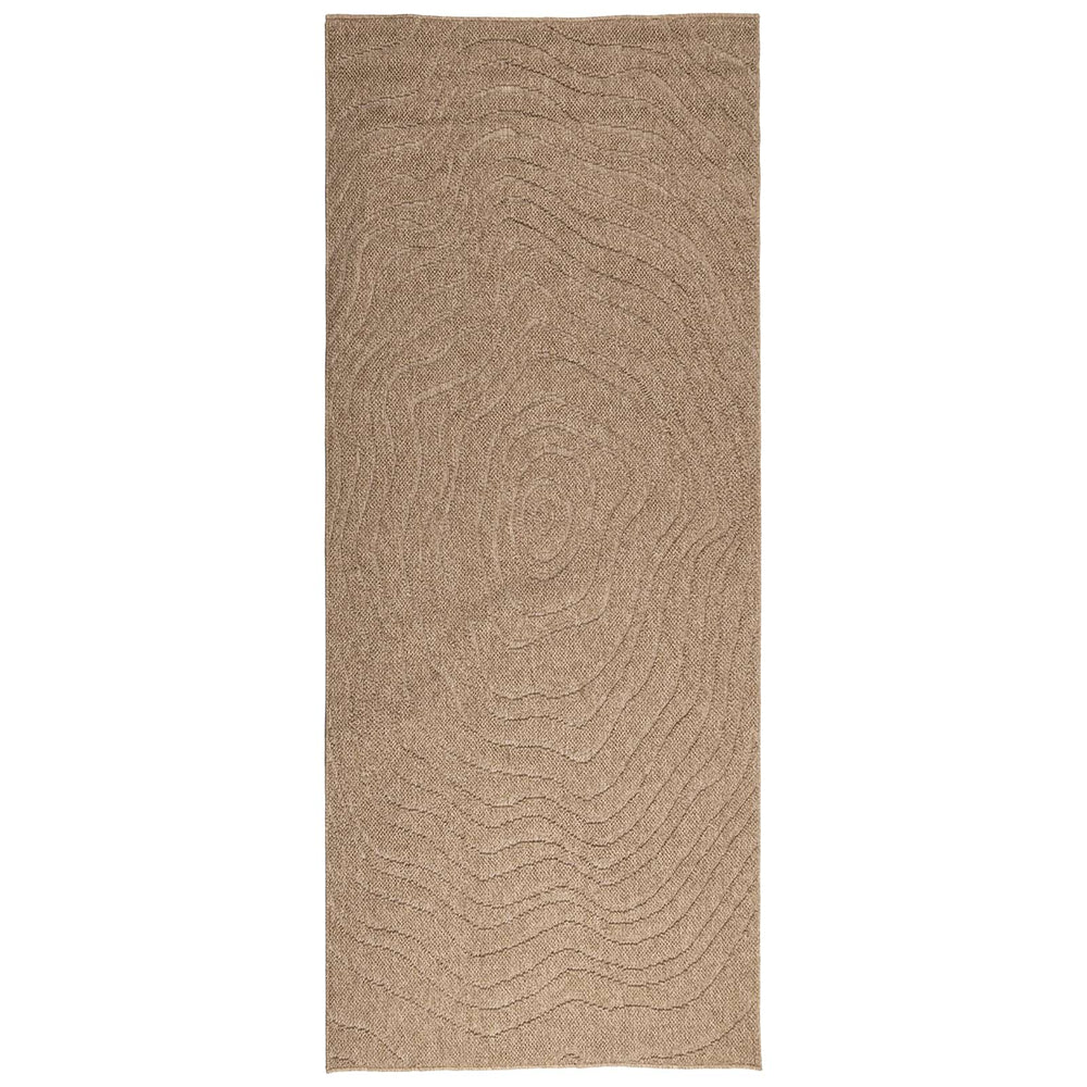 Vidaxl vloerkleden moiré huarte naturel 150 x 80 cm polyester