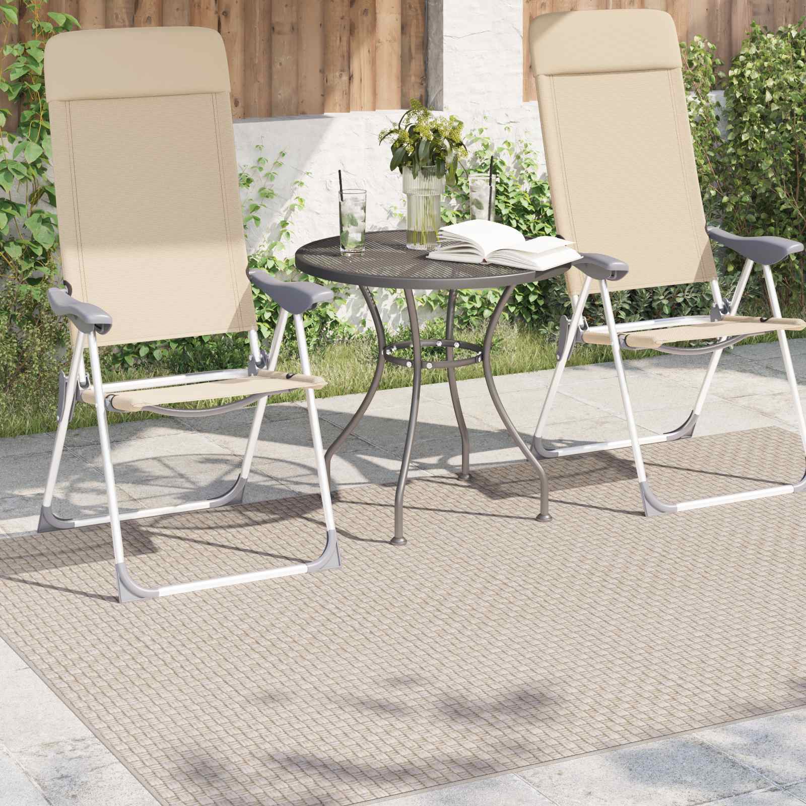 Vidaxl vloerkleden rechthoekig huarte crème 230 x 160 cm polyester