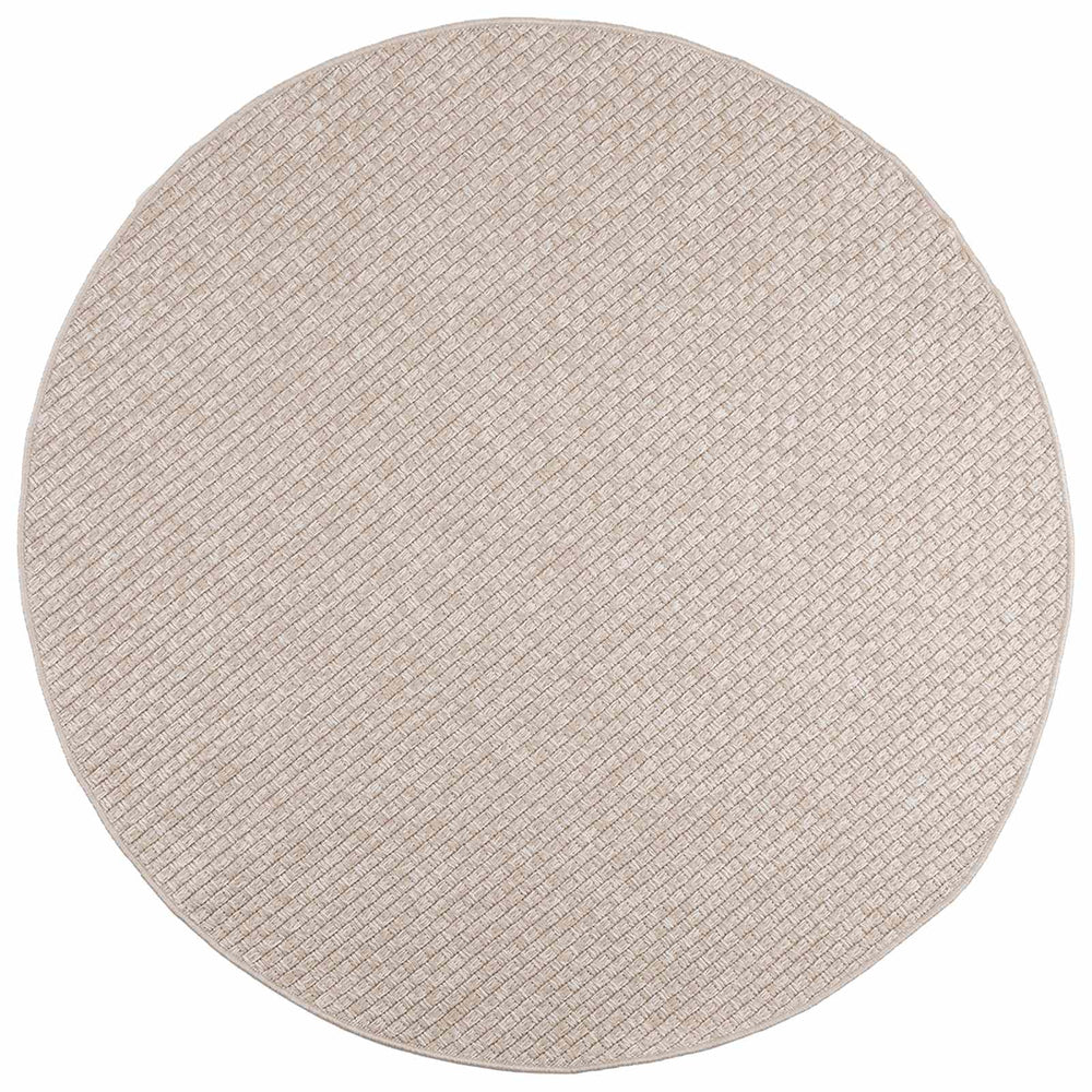 Vidaxl vloerkleden rond huarte crème ø 200 cm polyester