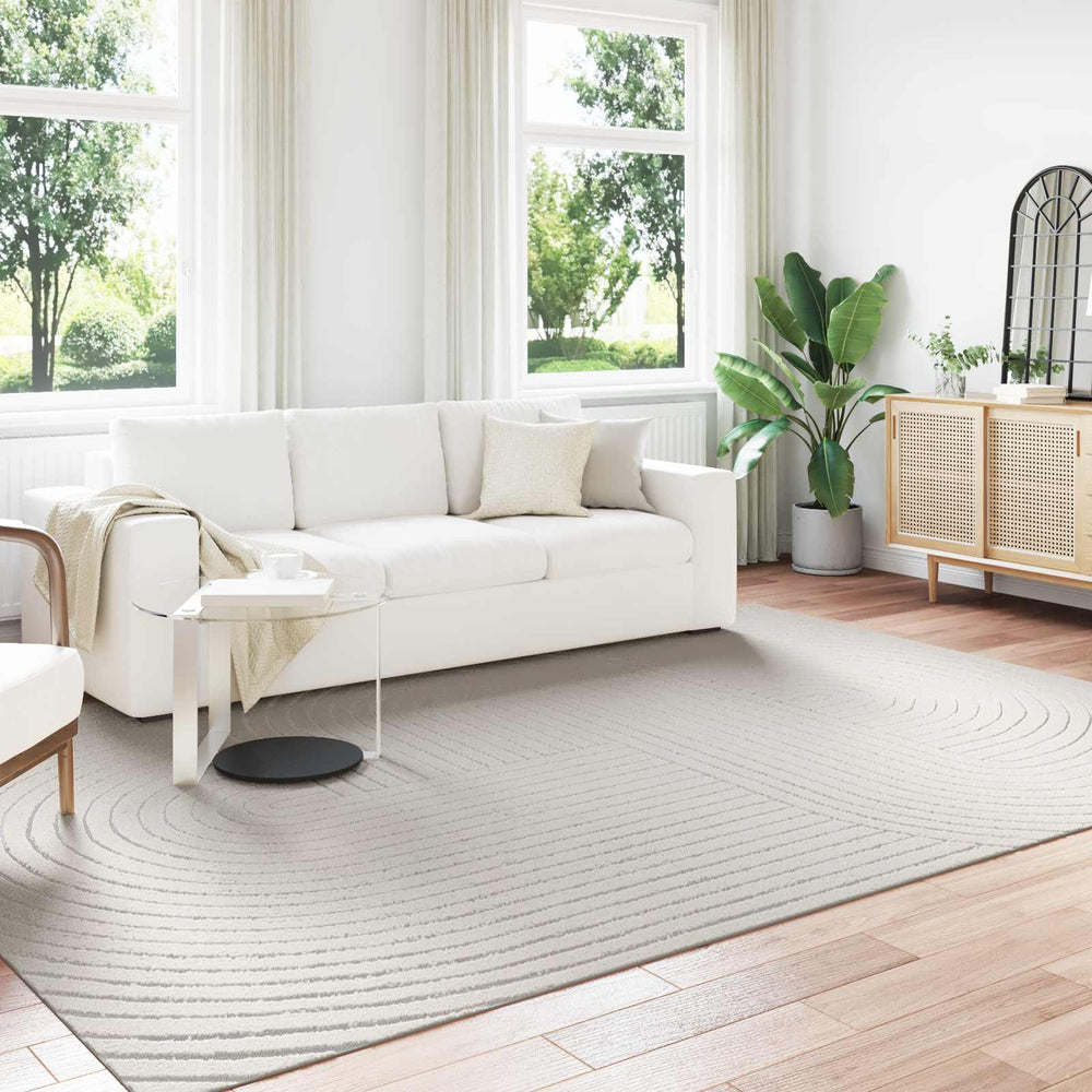 Vidaxl vloerkleden rechthoekig huarte crème 280 x 200 cm polyester