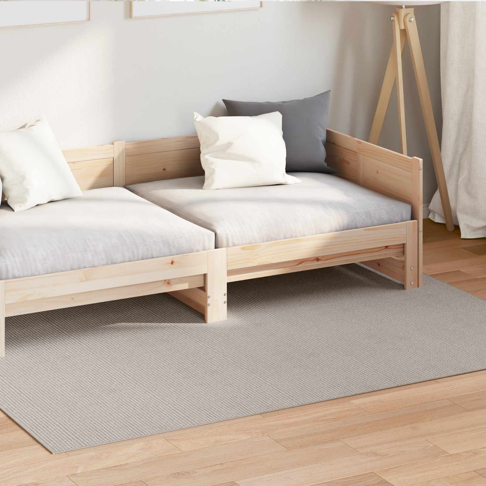 Vidaxl vloerkleden rechthoekig huarte crème 230 x 160 cm polyester