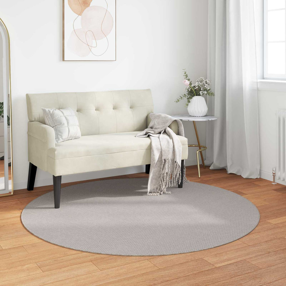 Vidaxl vloerkleden rond huarte crème ø 200 cm polyester