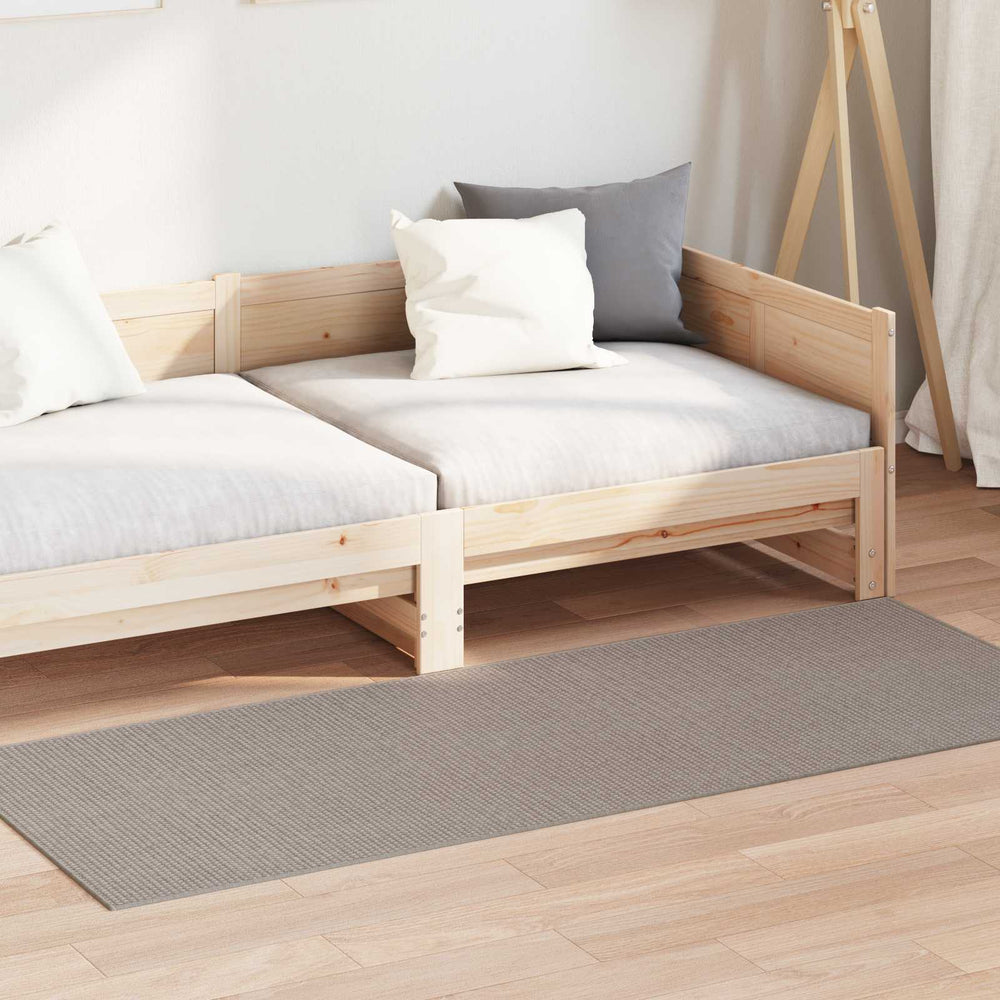Vidaxl vloerkleden huarte crème en taupe 150 x 80 cm polyester
