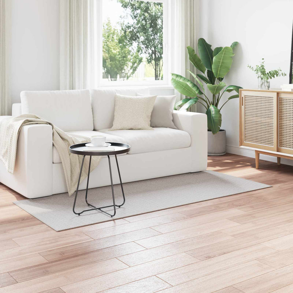 Vidaxl vloerkleden huarte crème en grijs 150 x 80 cm polyester