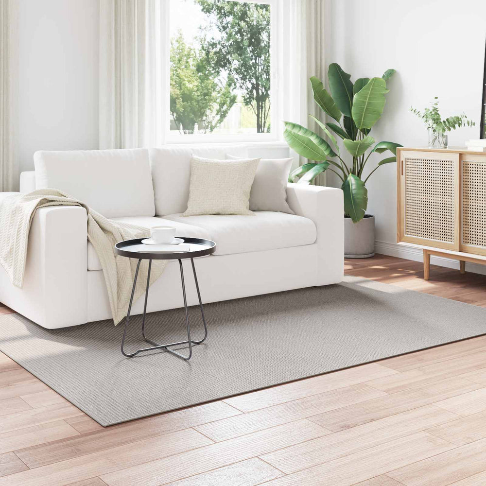 Vidaxl vloerkleden huarte crème en grijs 200 x 140 cm polyester