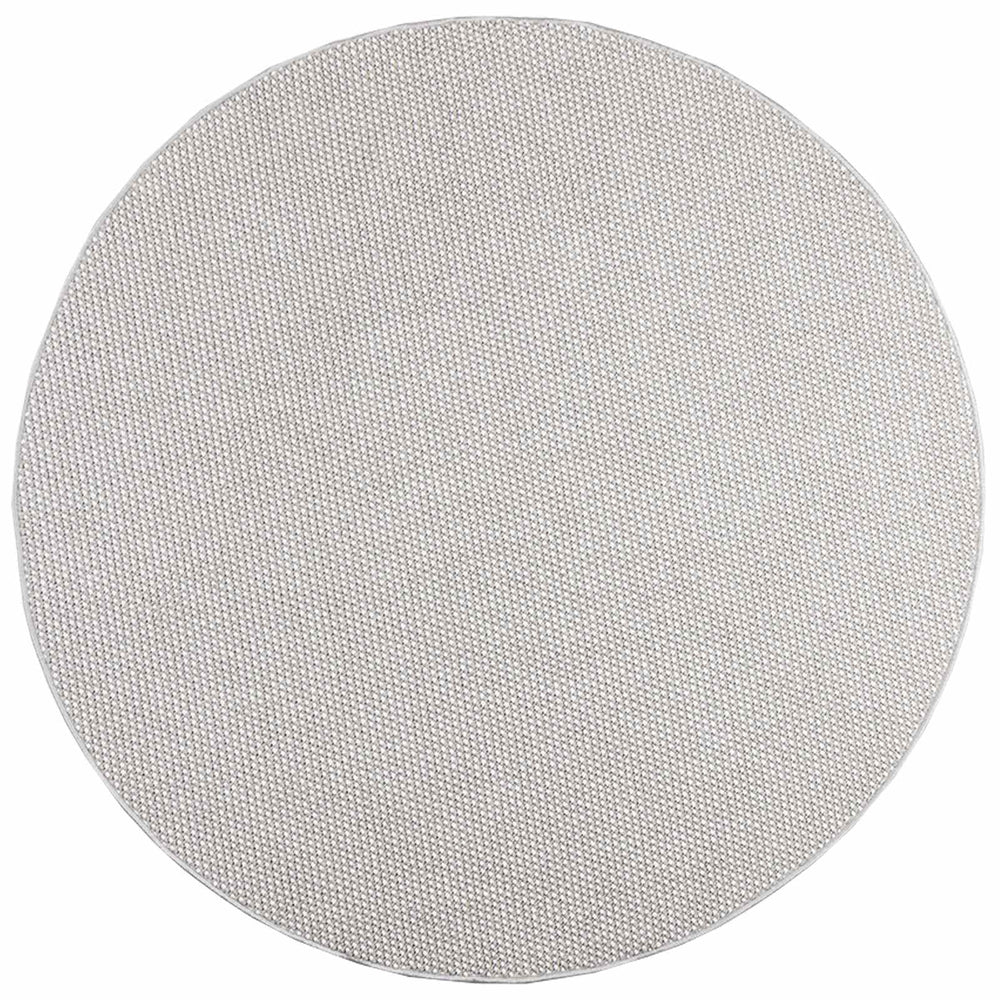 Vidaxl vloerkleden rond huarte crème en grijs ø 120 cm polyester