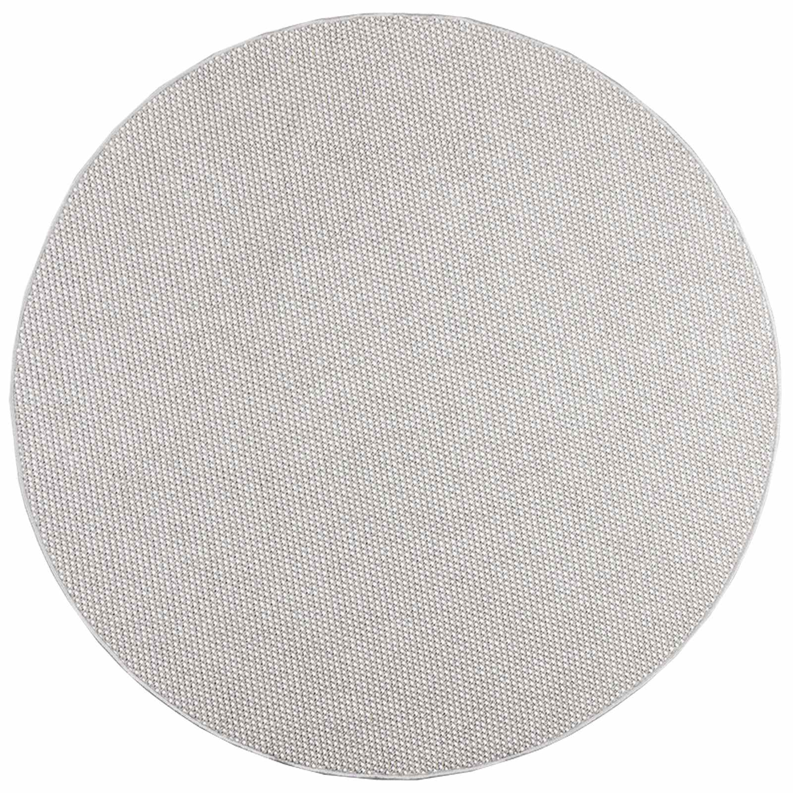 Vidaxl vloerkleden rond huarte crème en grijs ø 160 cm polyester