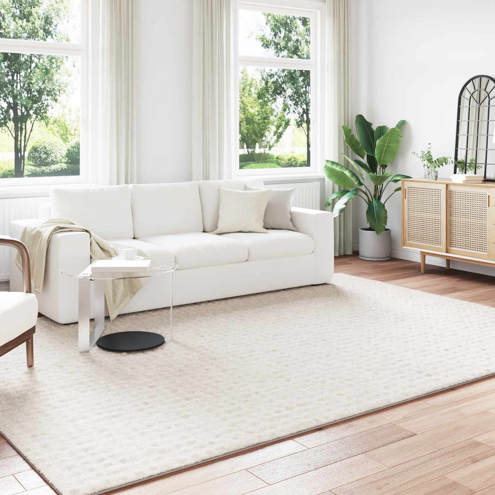 Vidaxl vloerkleden rechthoekig huarte crème 280 x 200 cm polyester