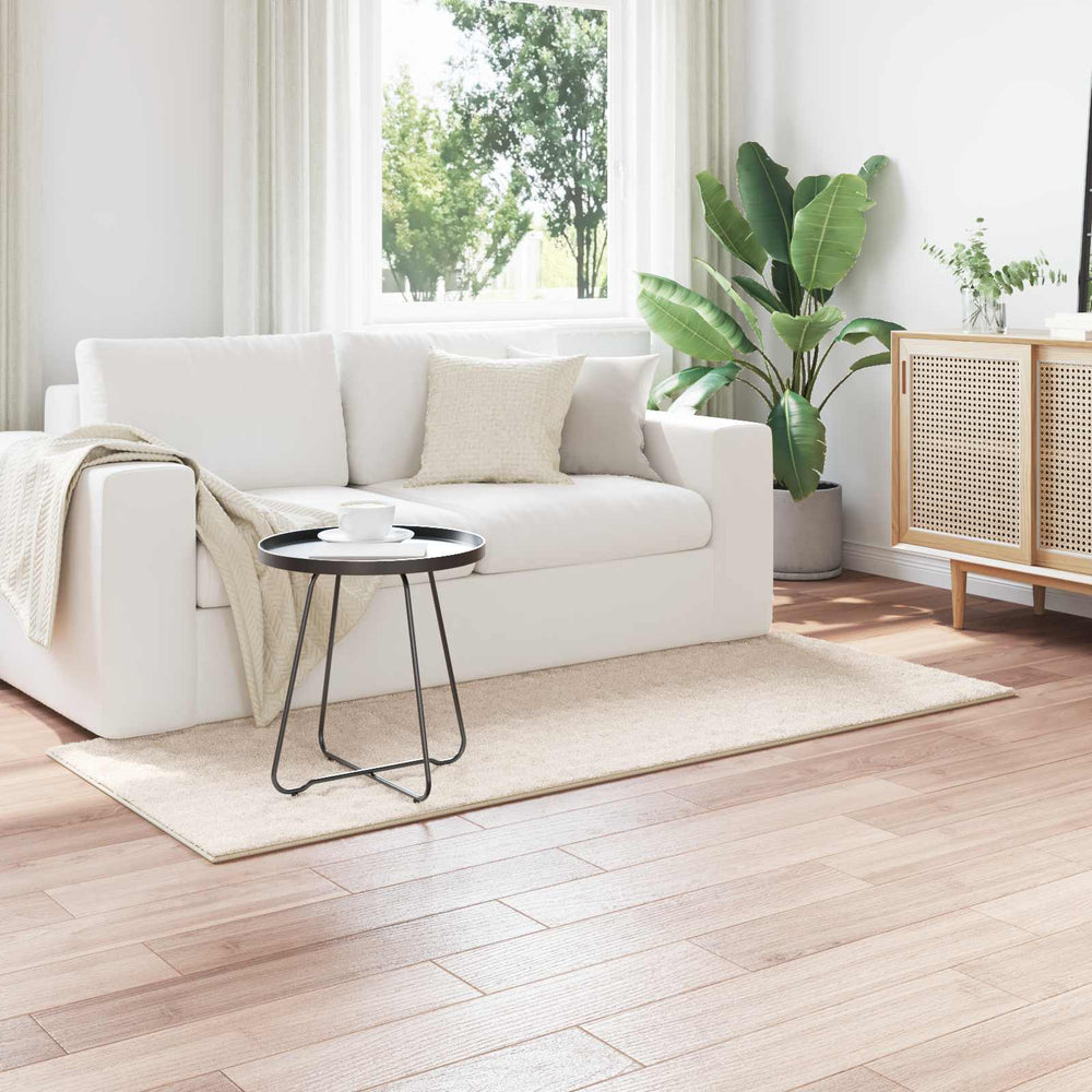 Vidaxl vloerkleden rechthoekig huarte beige 150 x 80 cm polyester
