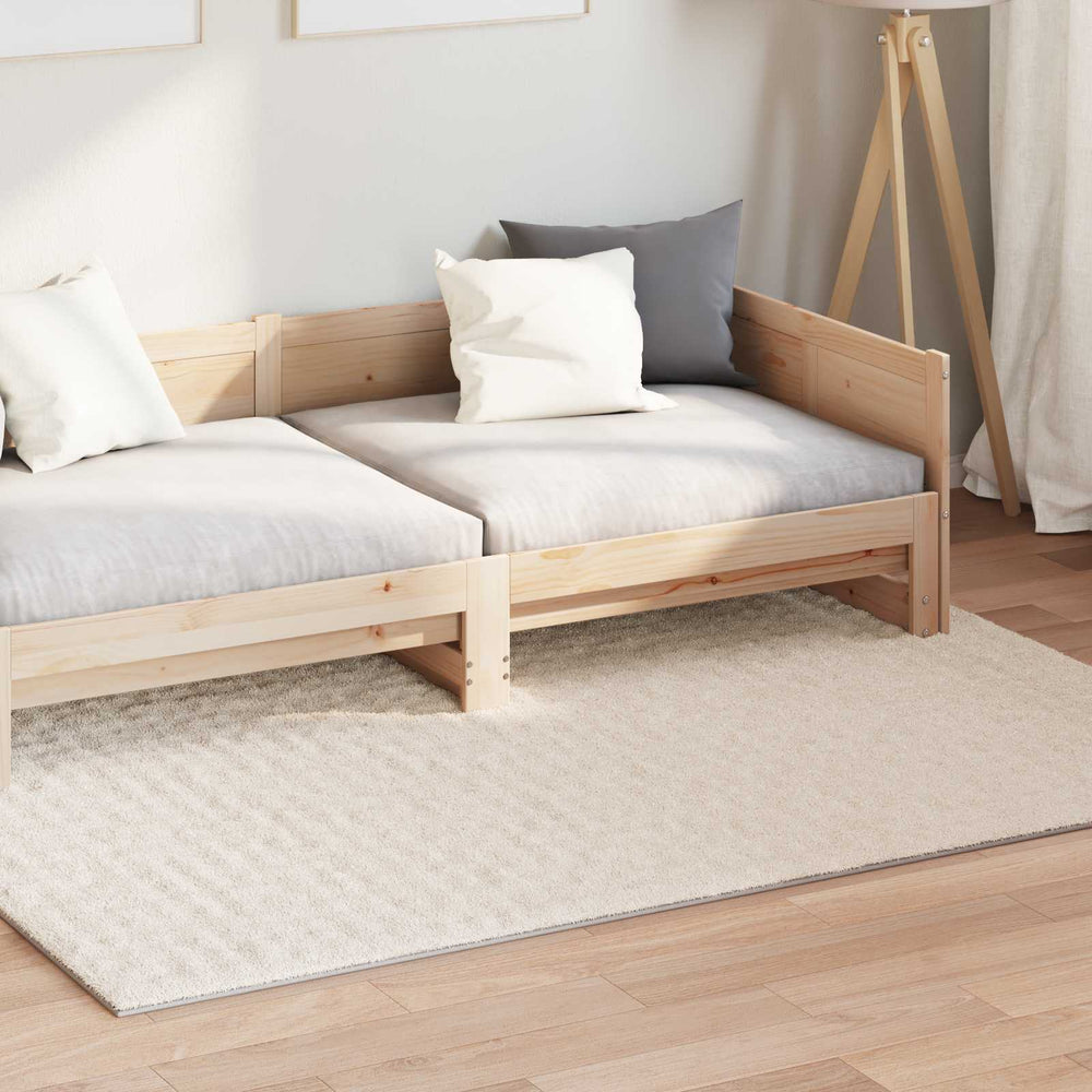 Vidaxl vloerkleden rechthoekig huarte beige 170 x 120 cm polyester