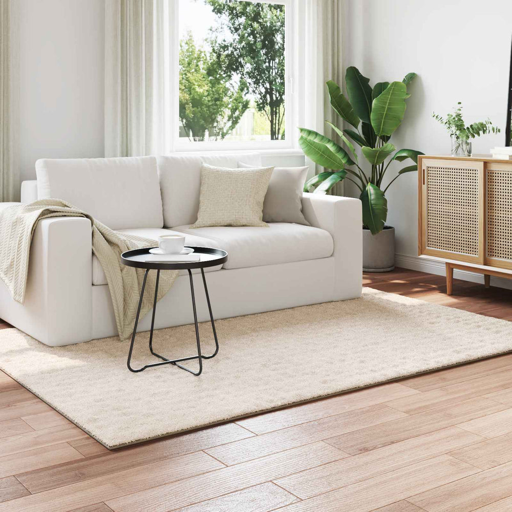 Vidaxl vloerkleden rechthoekig huarte beige 200 x 140 cm polyester