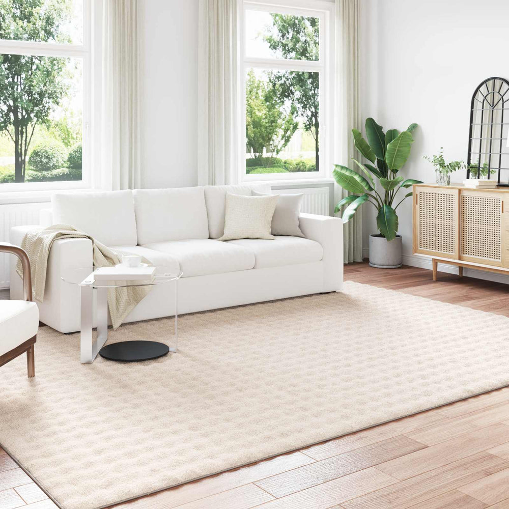 Vidaxl vloerkleden rechthoekig huarte beige 280 x 200 cm polyester