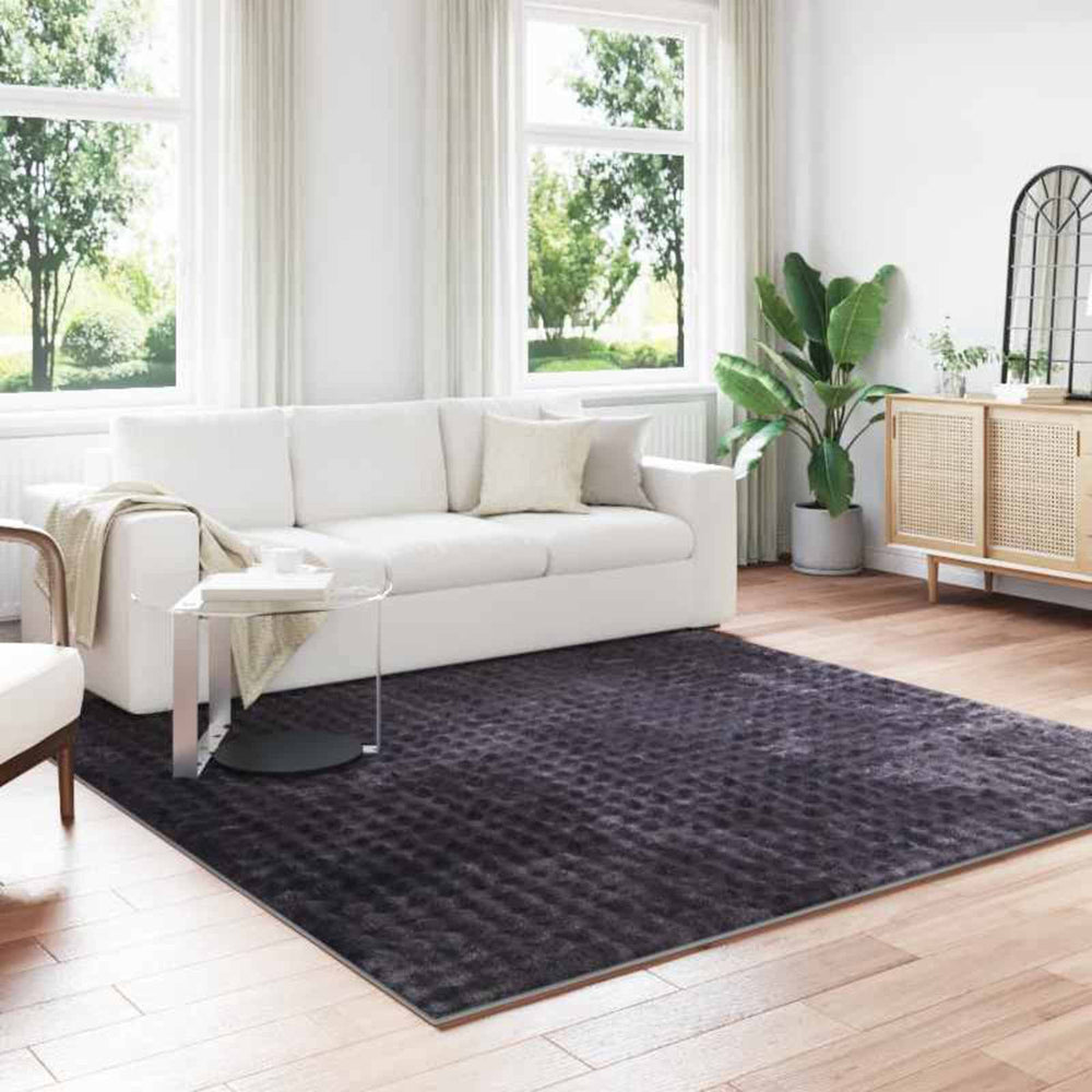 Vidaxl vloerkleden vierkant huarte beige 200 x 200 cm polyester