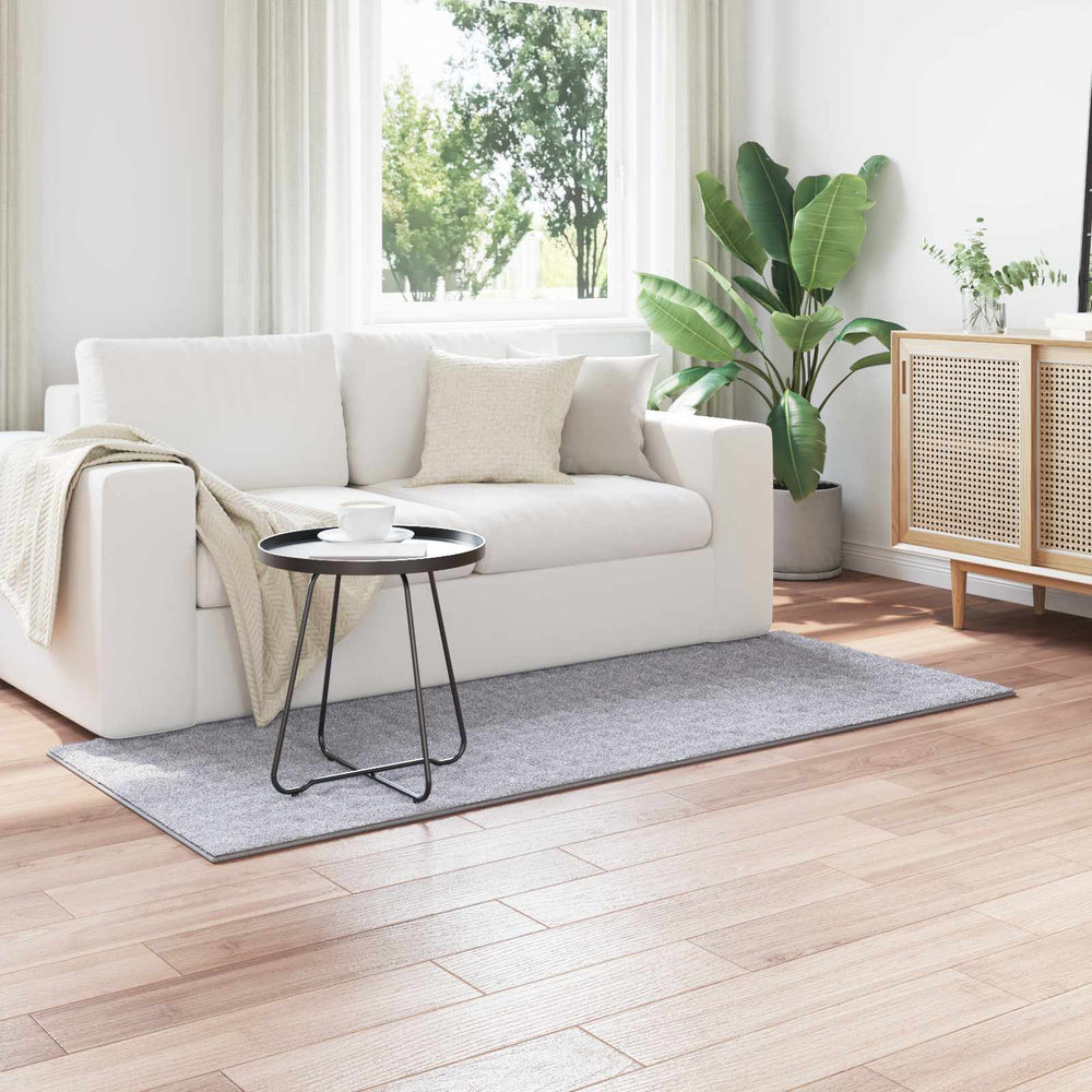 Vidaxl vloerkleden rechthoekig huarte grijs 150 x 80 cm polyester