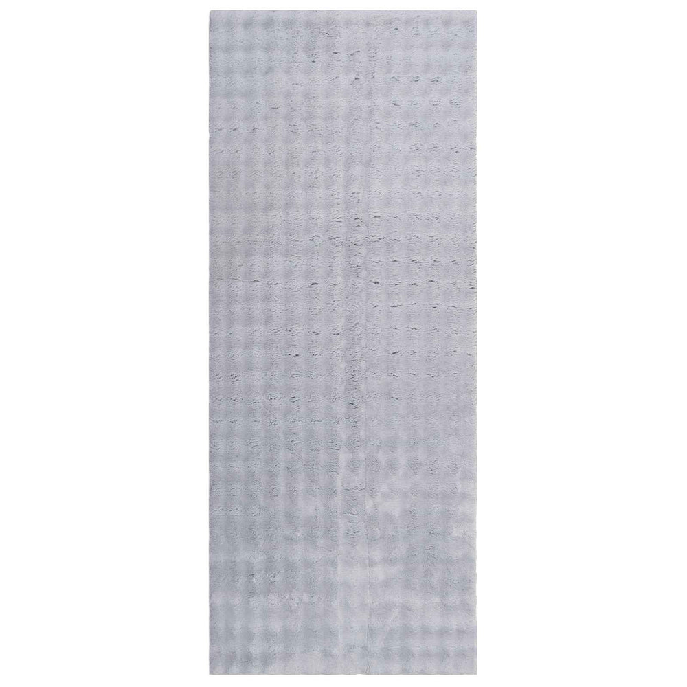 Vidaxl vloerkleden rechthoekig huarte grijs 200 x 80 cm polyester