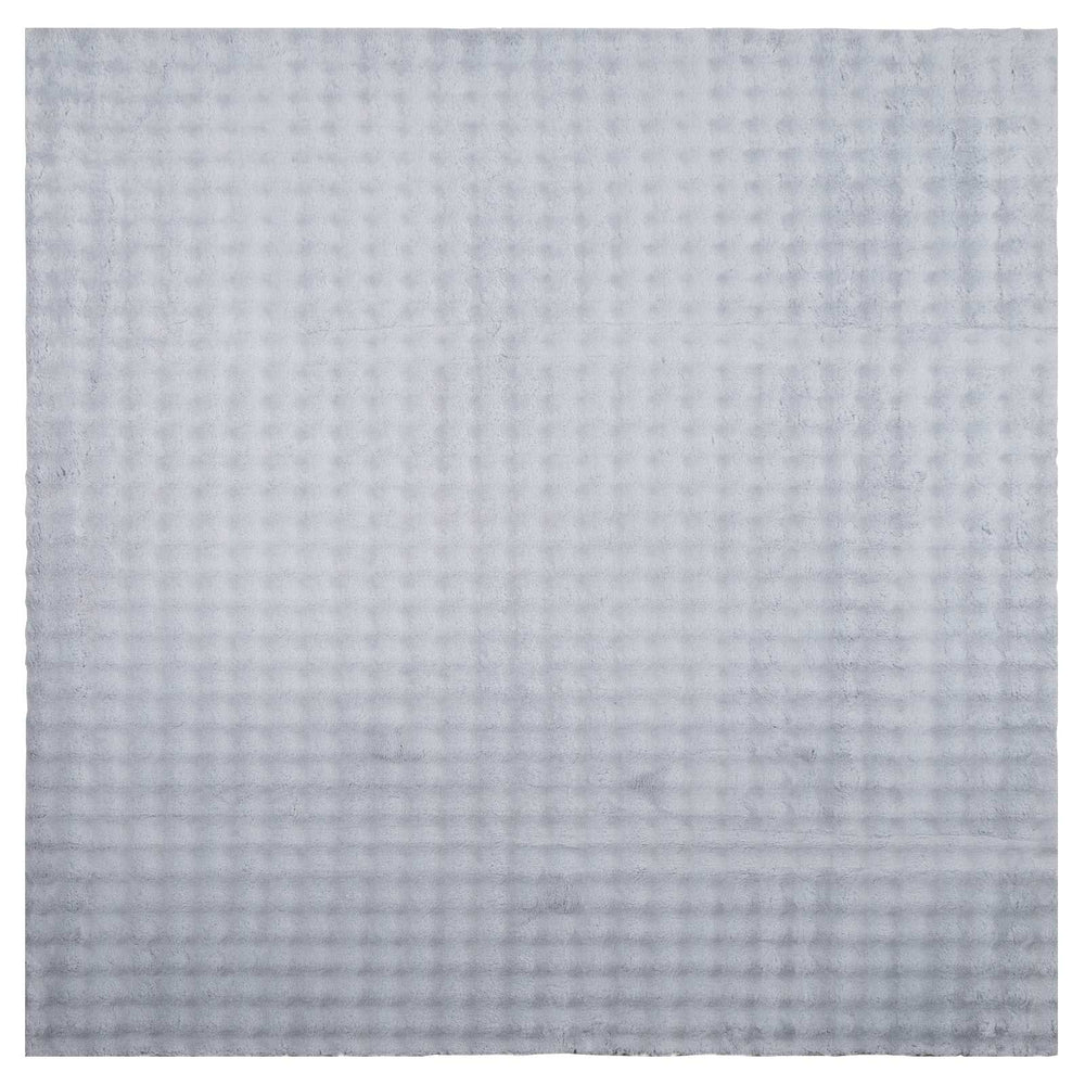 Vidaxl vloerkleden vierkant huarte grijs 240 x 240 cm polyester