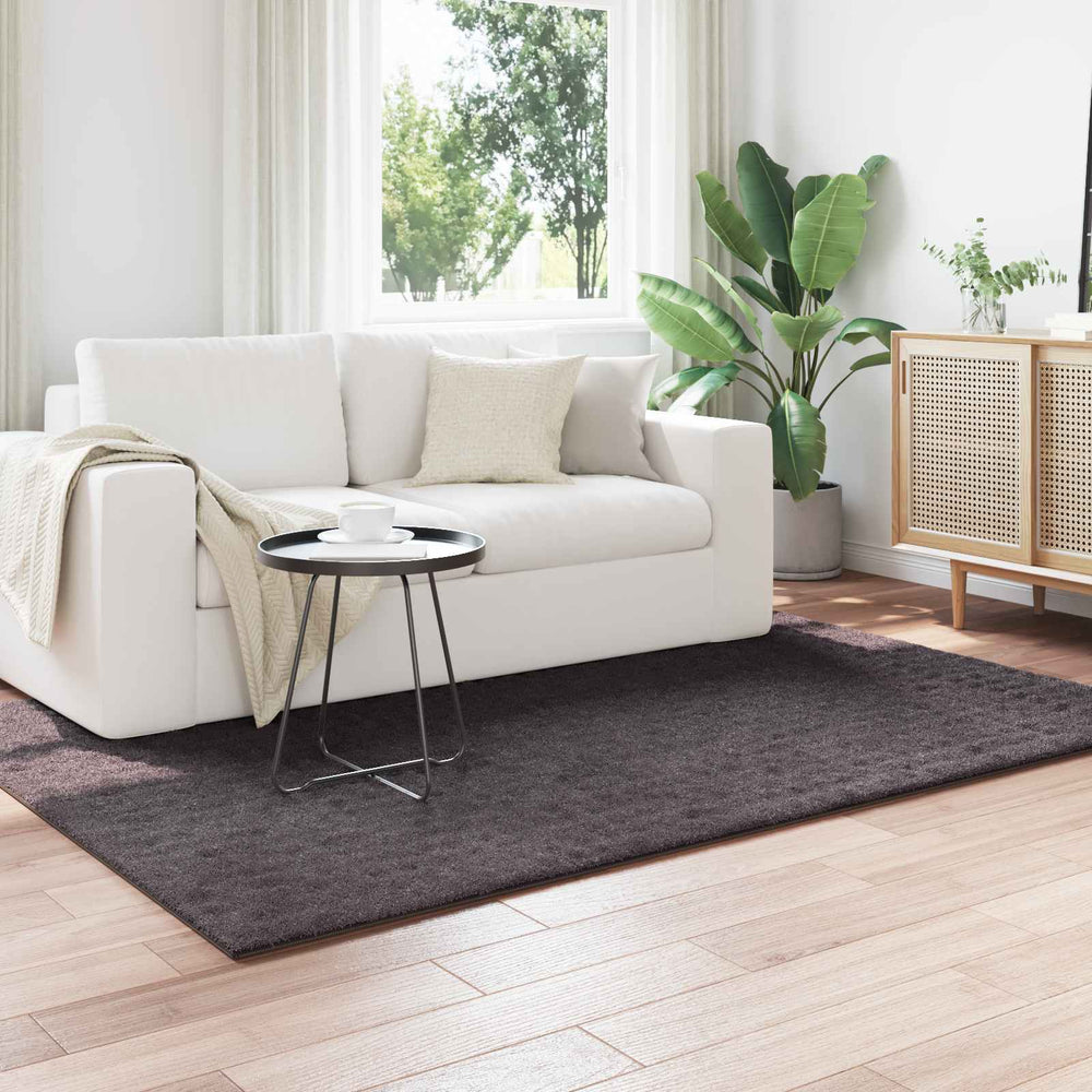 Vidaxl vloerkleden rechthoekig huarte antraciet 200 x 140 cm polyester