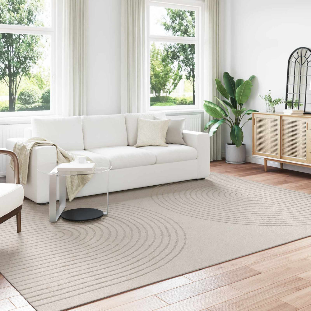 Vidaxl vloerkleden rechthoekig huarte crème 280 x 200 cm polyester