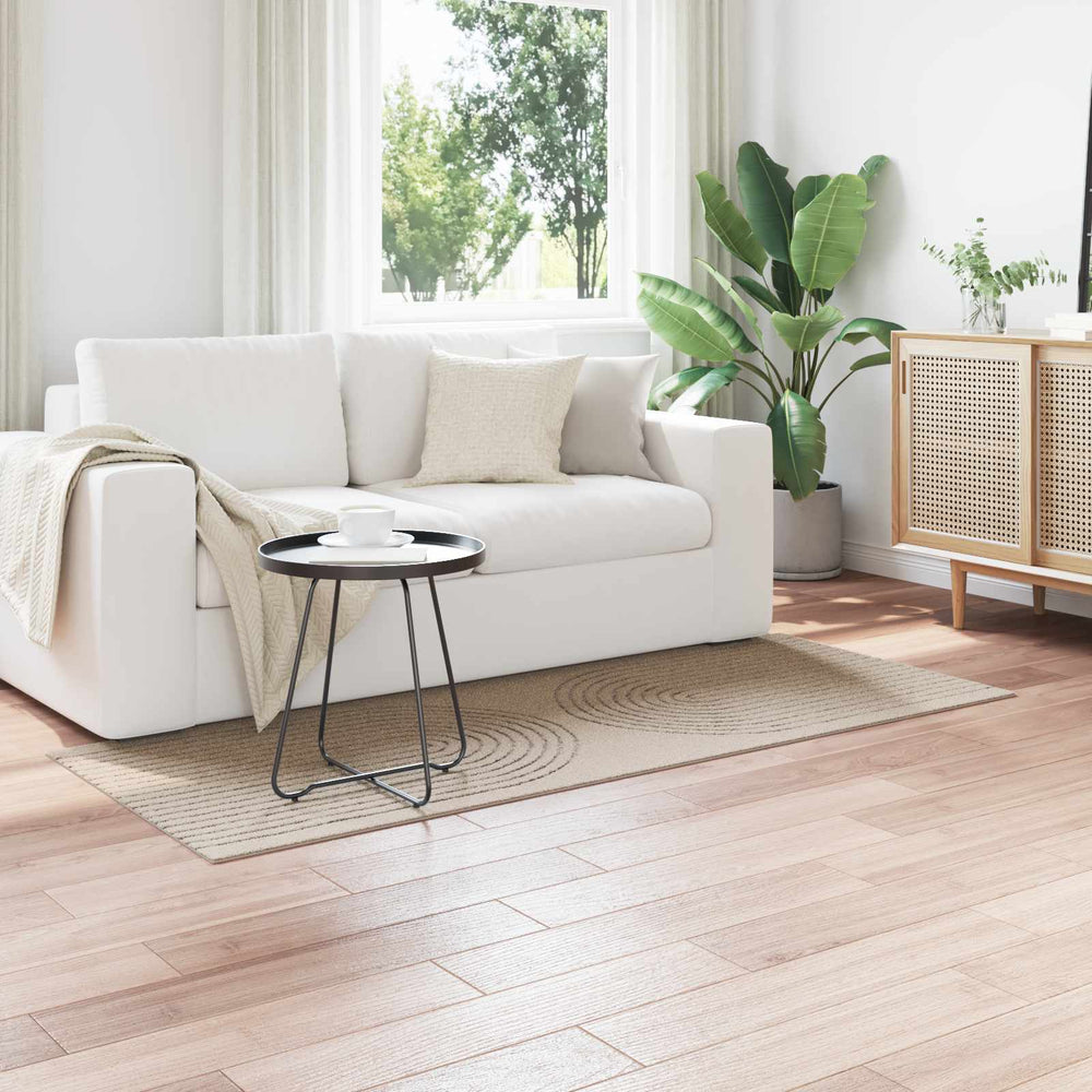 Vidaxl vloerkleden rechthoekig huarte beige 150 x 80 cm polyester