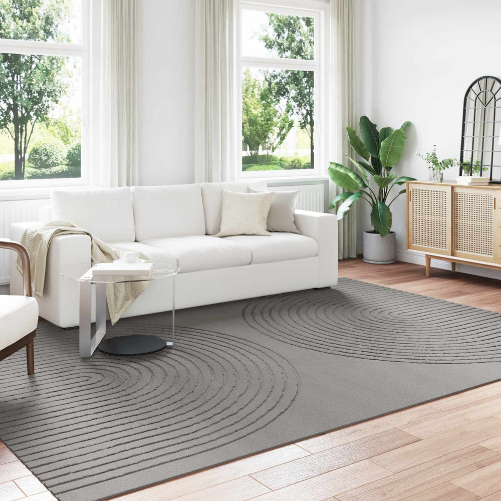 Vidaxl vloerkleden rechthoekig huarte grijs 340 x 240 cm polyester