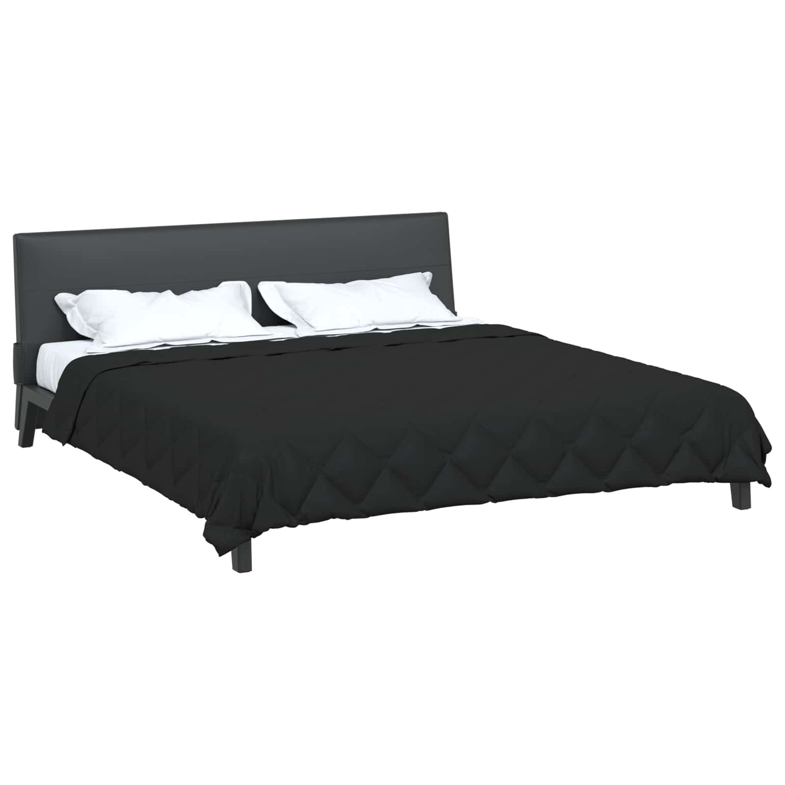 Vidaxl zomerdekbed 240 x 200 cm zomer 200 gsm zwart