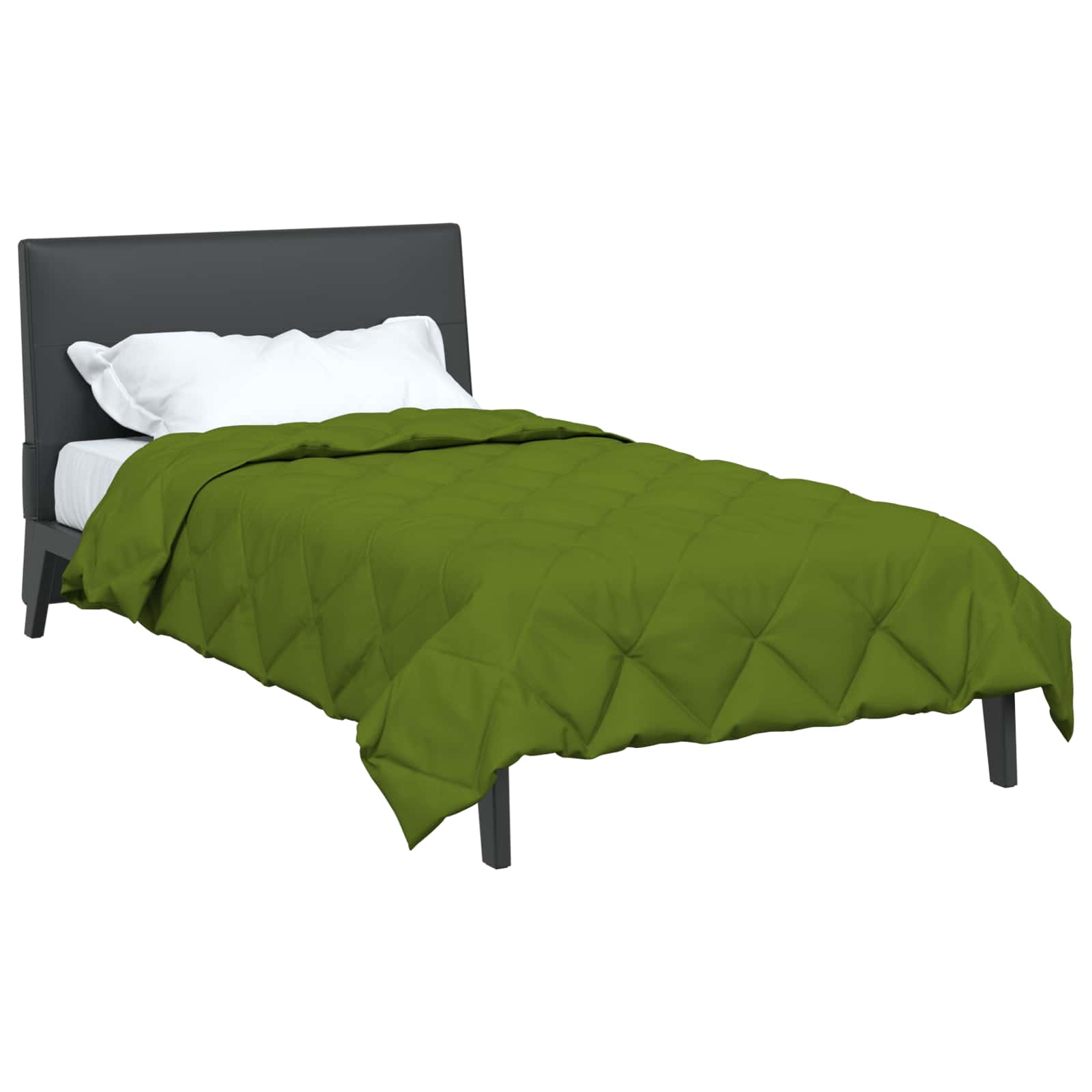 Vidaxl vol jaar dekbed groen 220 x 135 cm microfiber