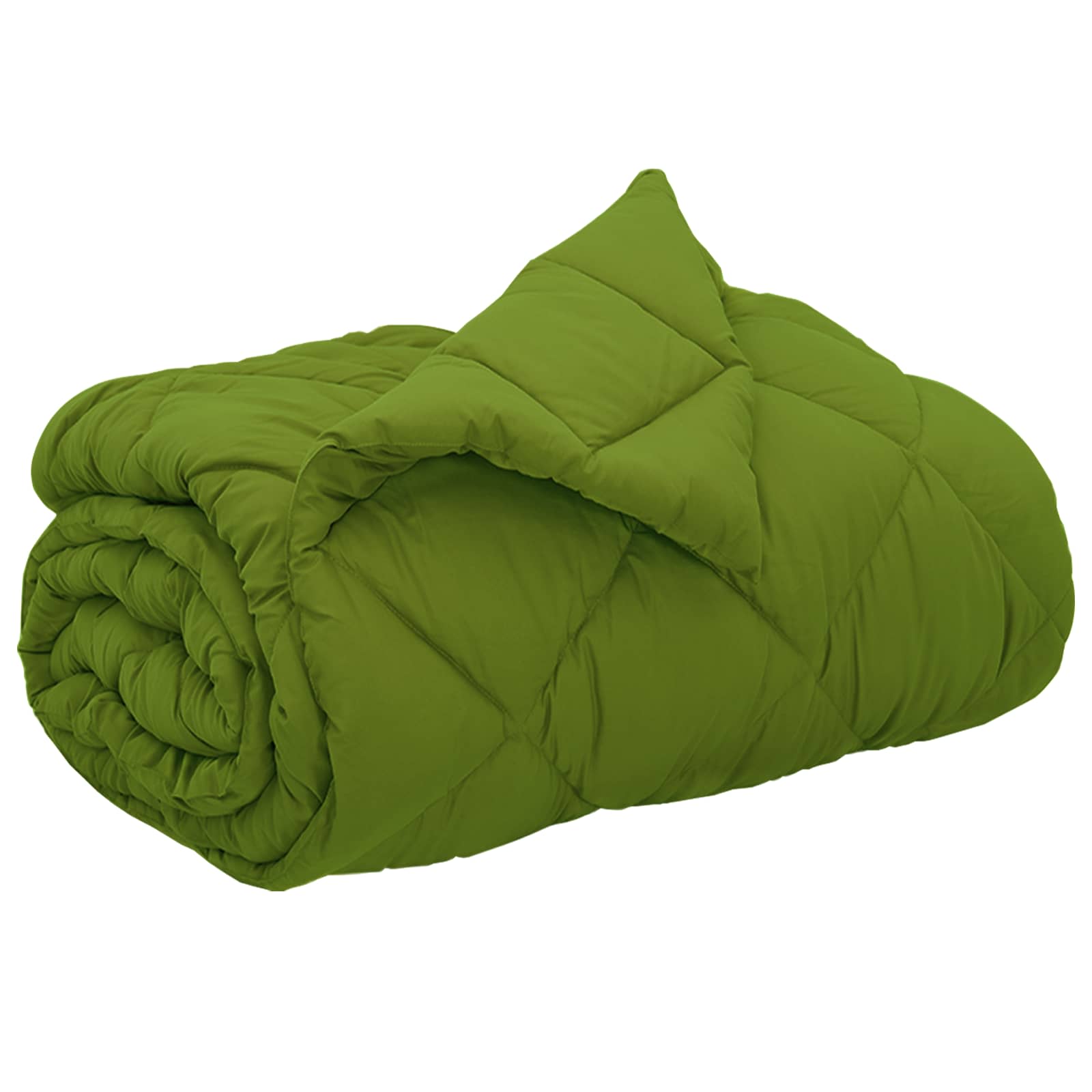 Vidaxl vol jaar dekbed groen 220 x 200 cm microfiber