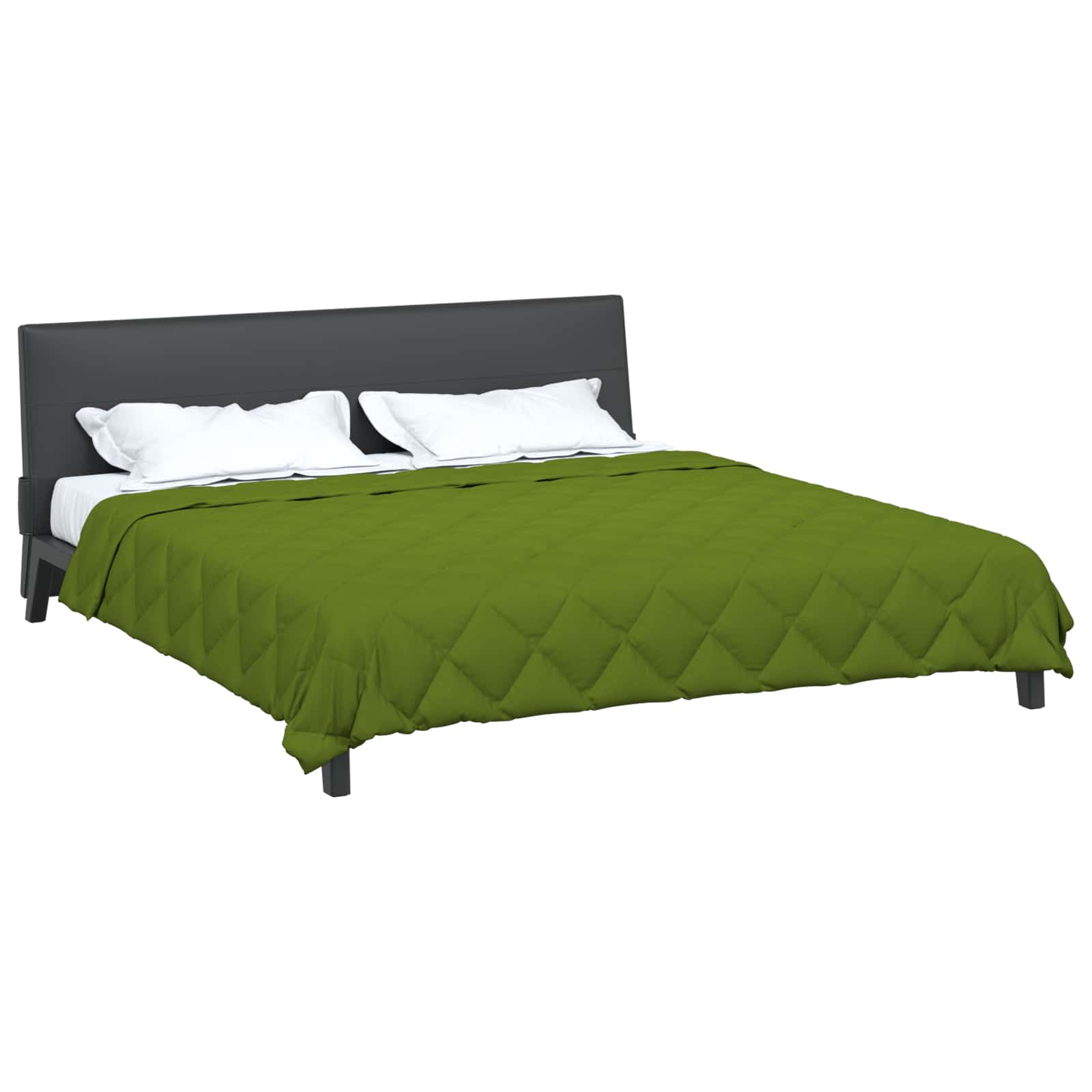 Vidaxl vol jaar dekbed groen 220 x 260 cm microfiber