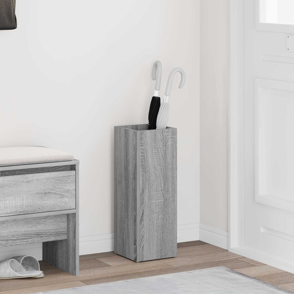 Vidaxl paraplu standaard grijs sonoma 20 x 20 x 55,5 cm bewerkt hout