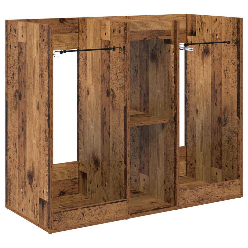 Vidaxl golfkast effen oudhout 102 x 45 x 85,5 cm