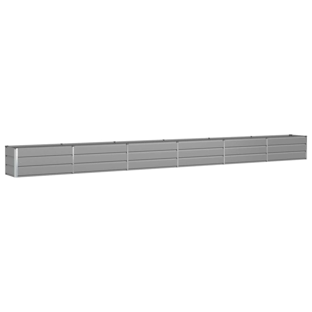 Vidaxl plantenbak lichtgrijs 480 x 50 x 45 cm gegalvaniseerd staal
