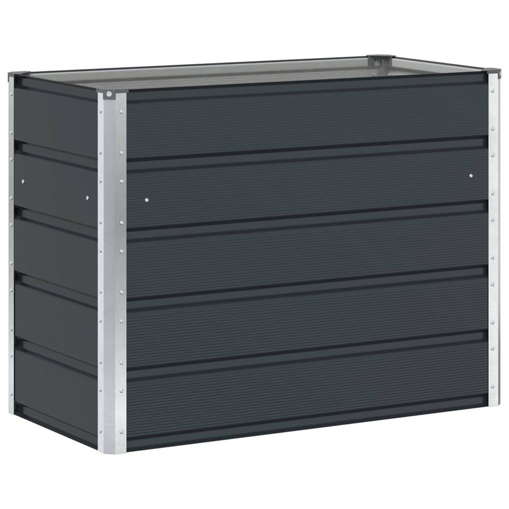 Vidaxl plantenbak antraciet 480 x 50 x 45 cm gegalvaniseerd staal