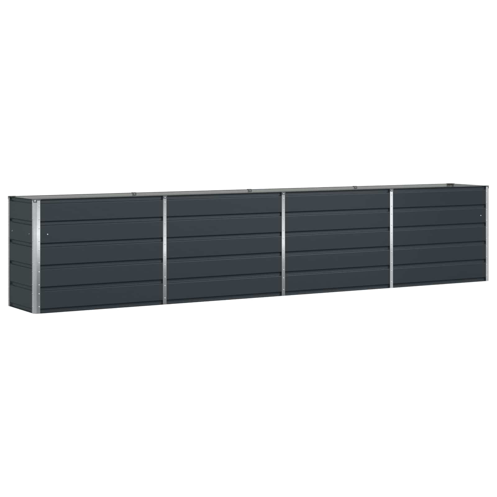 Vidaxl plantenbak antraciet 480 x 50 x 45 cm gegalvaniseerd staal